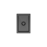 Hana 10L Single Kitchen Sink, Carbon Metal