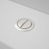 Caroma Bezel/Button Round Metal Brushed Nickel