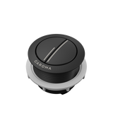 Caroma Bezel/Button Round Metal Matte Black