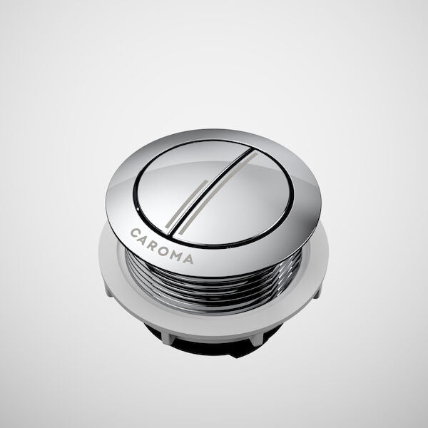 Caroma Bezel/Button Round Metal Chrome