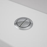 Caroma Bezel/Button Round Metal Chrome