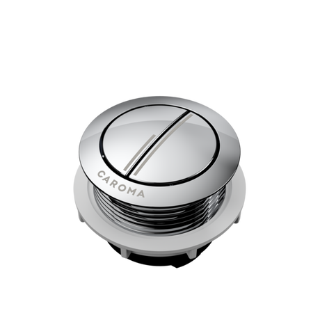 Caroma Bezel/Button Round Metal Chrome