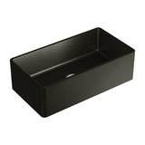 Benson Single Butler Sink, Large, Matt Black