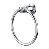 Lillian Towel Ring Chrome