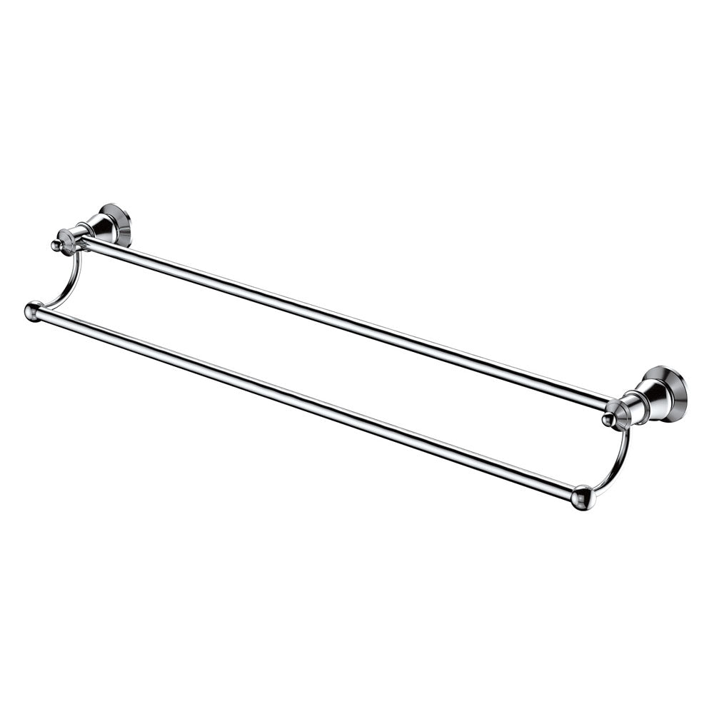Lillian Double Towel Rail Chrome
