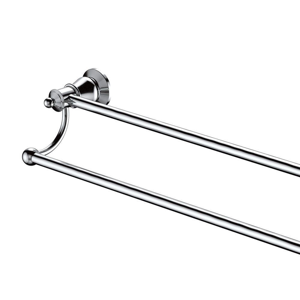 Lillian Double Towel Rail Chrome