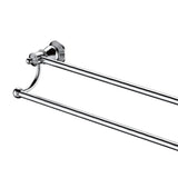 Lillian Double Towel Rail Chrome