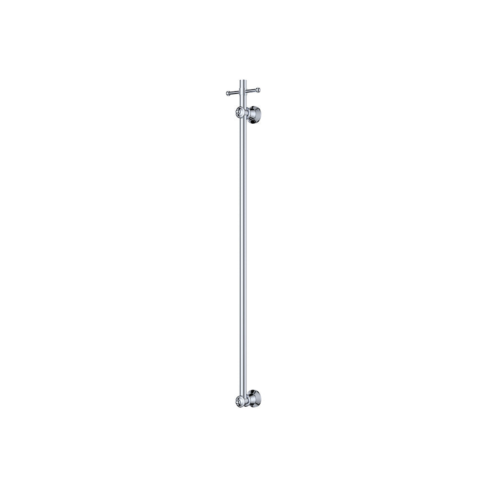 Lillian Vertical Heated Towel Rail 93 x 1000mm Chrome