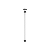 Lillian Vertical Heated Towel Rail 93 x 1000mm Matt Black