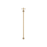 Lillian Vertical Heated Towel Rail 93 x 1000mm Urban Brass