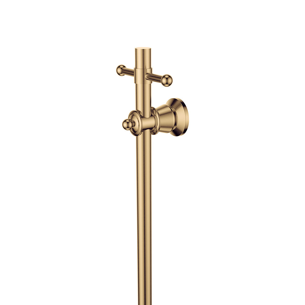 Lillian Vertical Heated Towel Rail 93 x 1000mm Urban Brass