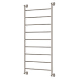 Lillian Heated Towel Rail 600 x 1200mm Brushed Nickel