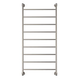 Lillian Heated Towel Rail 600 x 1200mm Brushed Nickel