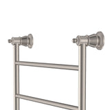 Lillian Heated Towel Rail 600 x 1200mm Brushed Nickel