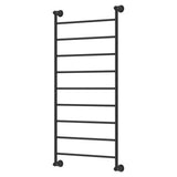 Lillian Heated Towel Rail 600 x 1200mm Matt Black