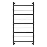 Lillian Heated Towel Rail 600 x 1200mm Matt Black