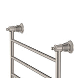 Lillian Heated Towel Rail 600 x 450mm Brushed Nickel