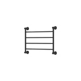 Lillian Heated Towel Rail 600 x 450mm Matt Black
