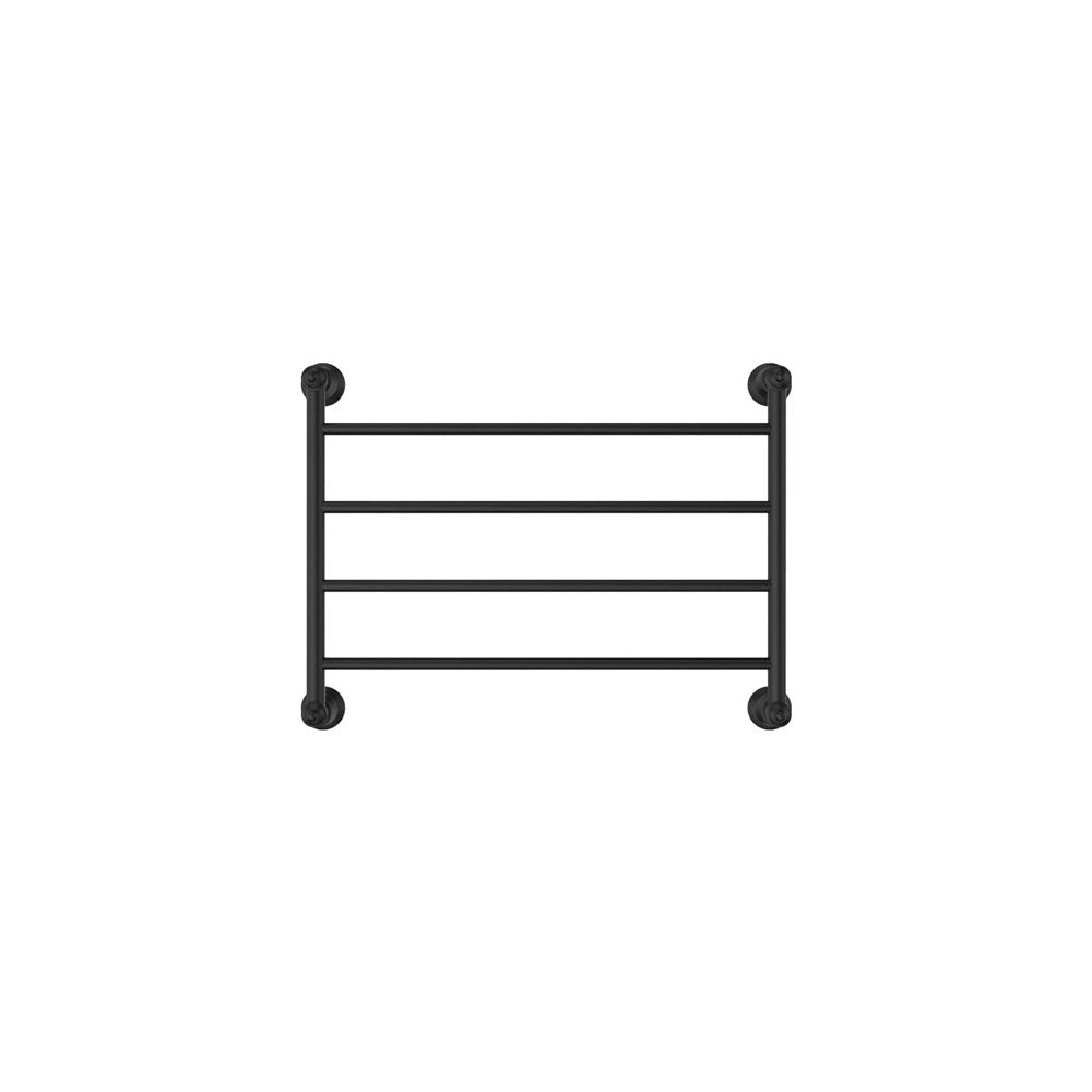 Lillian Heated Towel Rail 600 x 450mm Matt Black