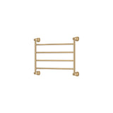 Lillian Heated Towel Rail 600 x 450mm Urban Brass