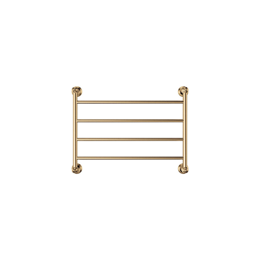 Lillian Heated Towel Rail 600 x 450mm Urban Brass