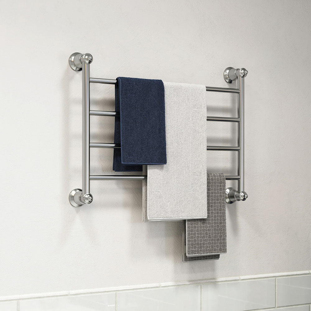 Lillian Heated Towel Rail 600 x 450mm Chrome