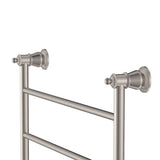 Lillian Heated Towel Rail 600 x 800mm Brushed Nickel