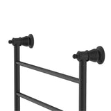 Lillian Heated Towel Rail 600 x 800mm Matt Black