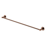 Kaya Single Towel Rail 900mm Brushed Copper