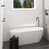 Kaya Single Towel Rail 900mm Matt Black