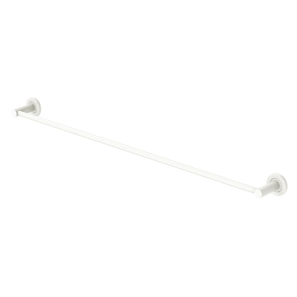 Kaya Single Towel Rail 900mm Matt White