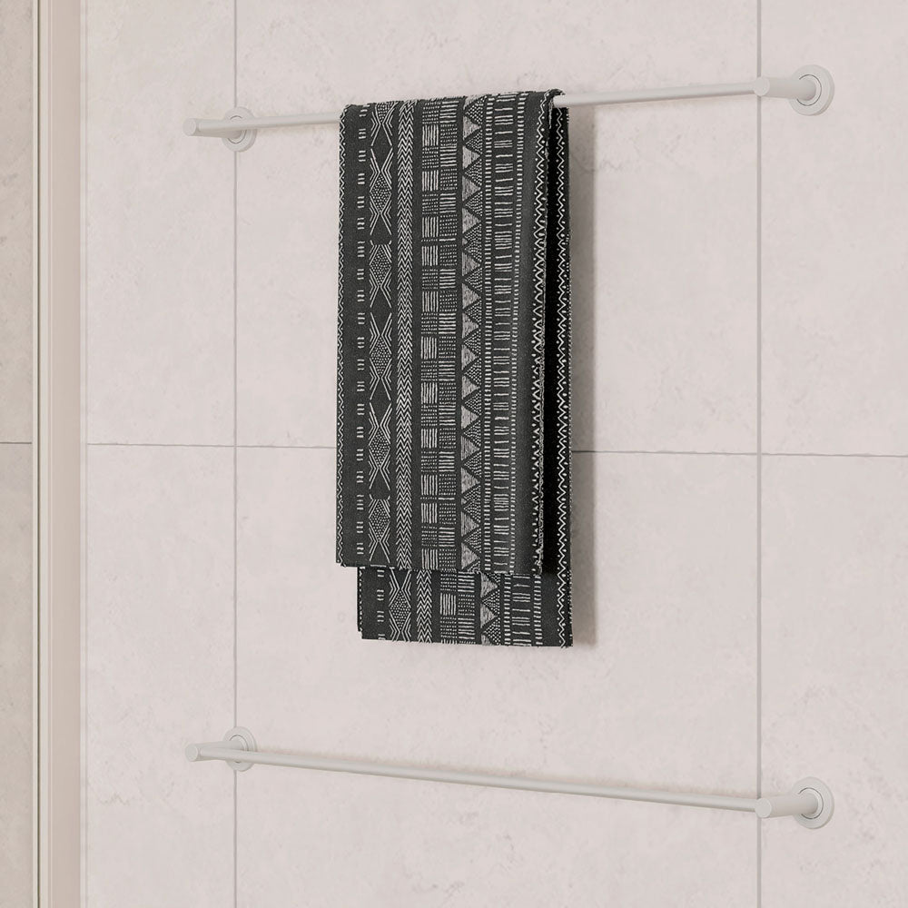 Kaya Single Towel Rail 900mm Matt White