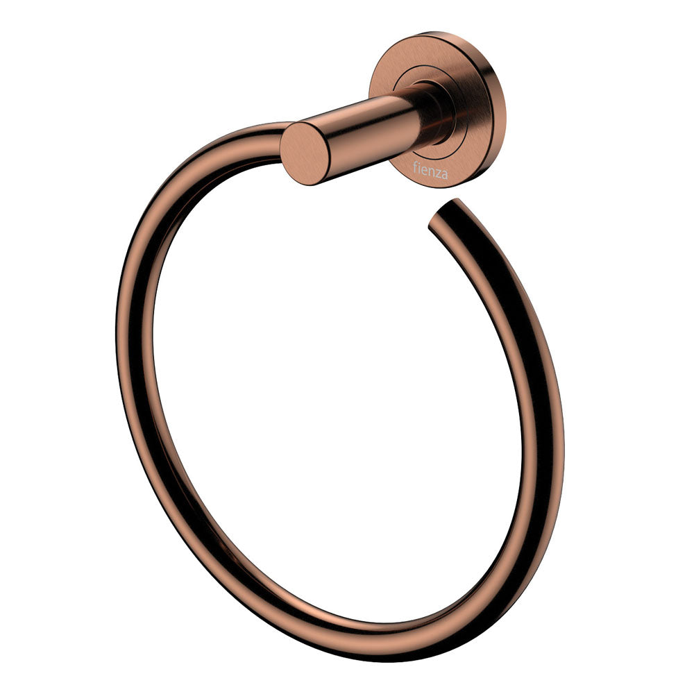 Kaya Hand Towel Ring Brushed Copper