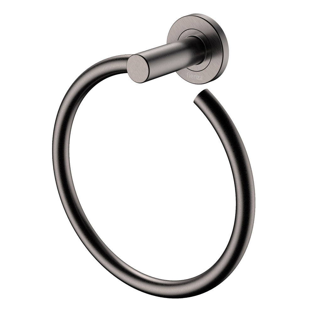Kaya Hand Towel Ring Gun Metal