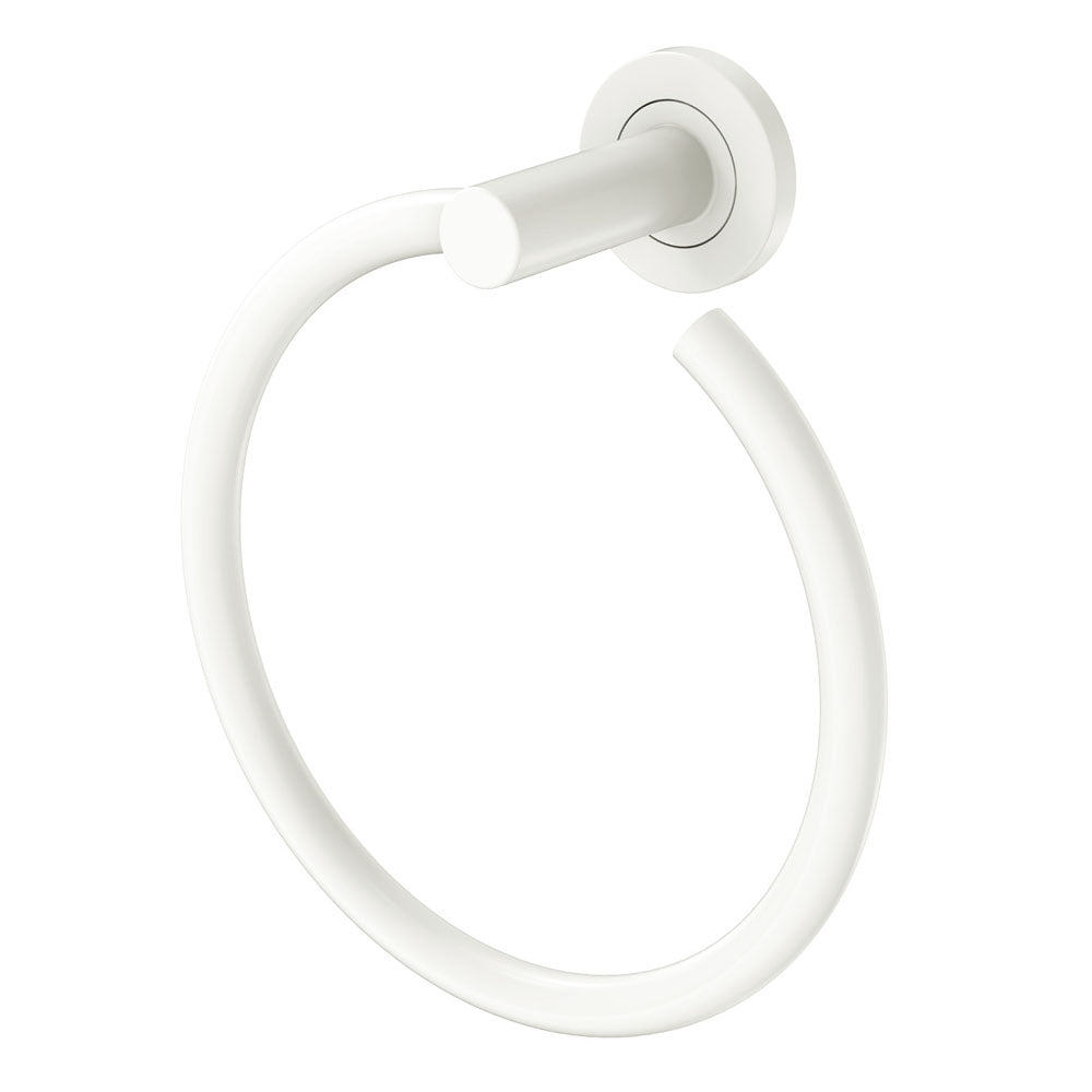 Kaya Hand Towel Ring Matt White
