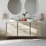 Kaya Hand Towel Ring Matt White