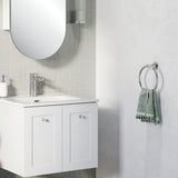 Kaya Hand Towel Ring Chrome