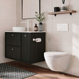 Kaya Toilet Roll Holder Matt White