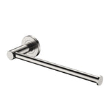 Kaya Hand Towel Rail / Toilet Roll Holder Brushed Nickel