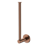 Kaya Hand Towel Rail / Toilet Roll Holder Brushed Copper