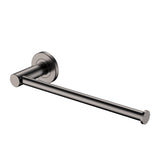 Kaya Hand Towel Rail / Toilet Roll Holder Gun Metal