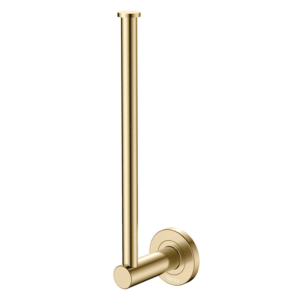 Kaya Hand Towel Rail / Toilet Roll Holder Urban Brass