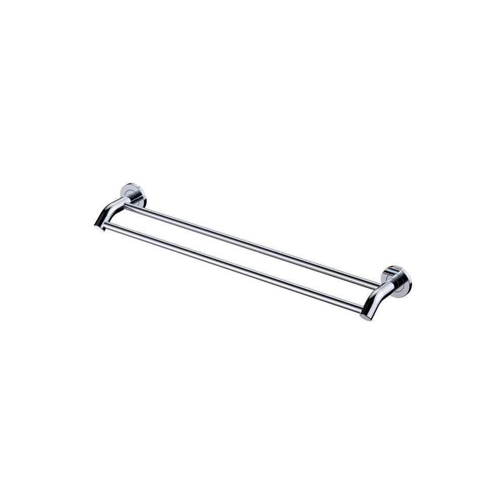 Kaya Double Towel Rail 600mm Chrome
