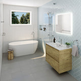 Kaya Double Towel Rail 900mm Chrome