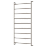 Kaya Heated Towel Rail 600 x 1200mm Brushed Nickel