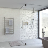 Kaya Heated Towel Rail 600 x 1200mm Gun Metal