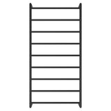 Kaya Heated Towel Rail 600 x 1200mm Matt Black