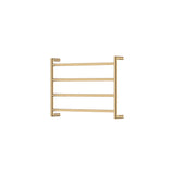 Kaya Heated Towel Rail 600 x 450mm Urban Brass