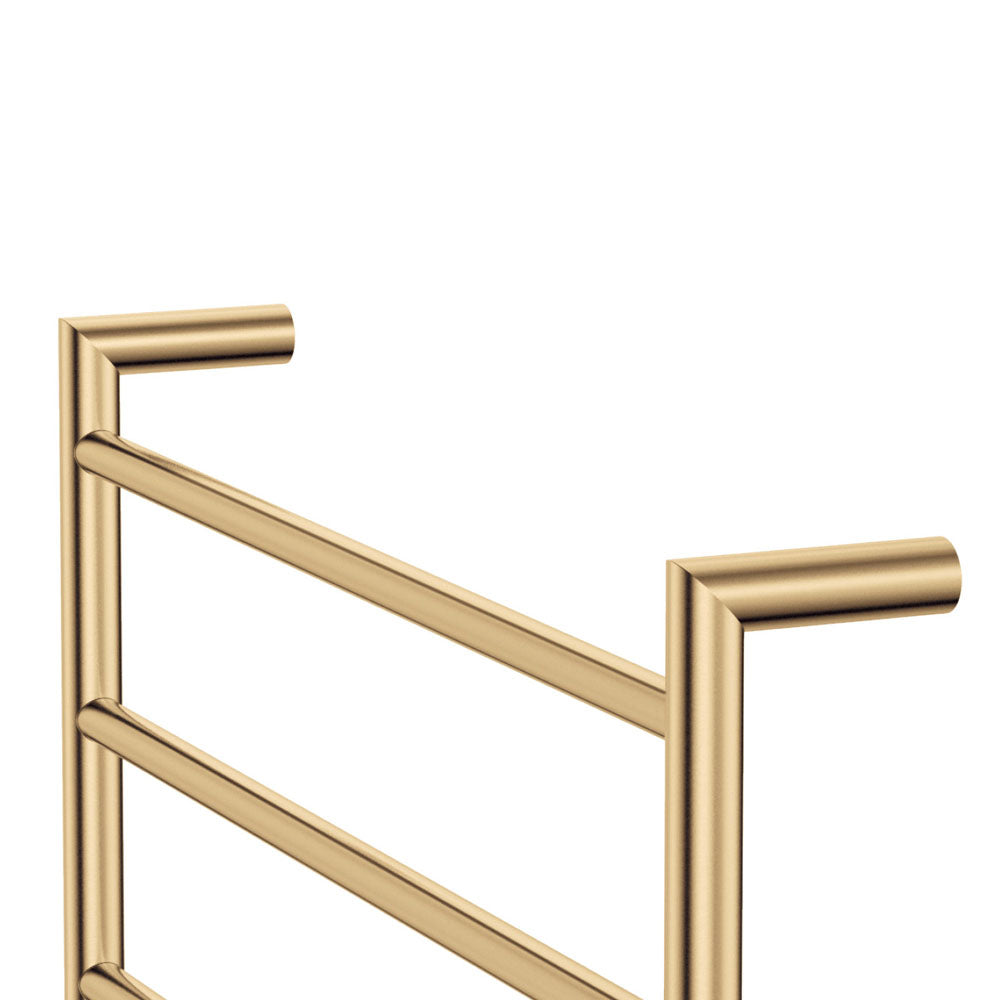 Kaya Heated Towel Rail 600 x 450mm Urban Brass