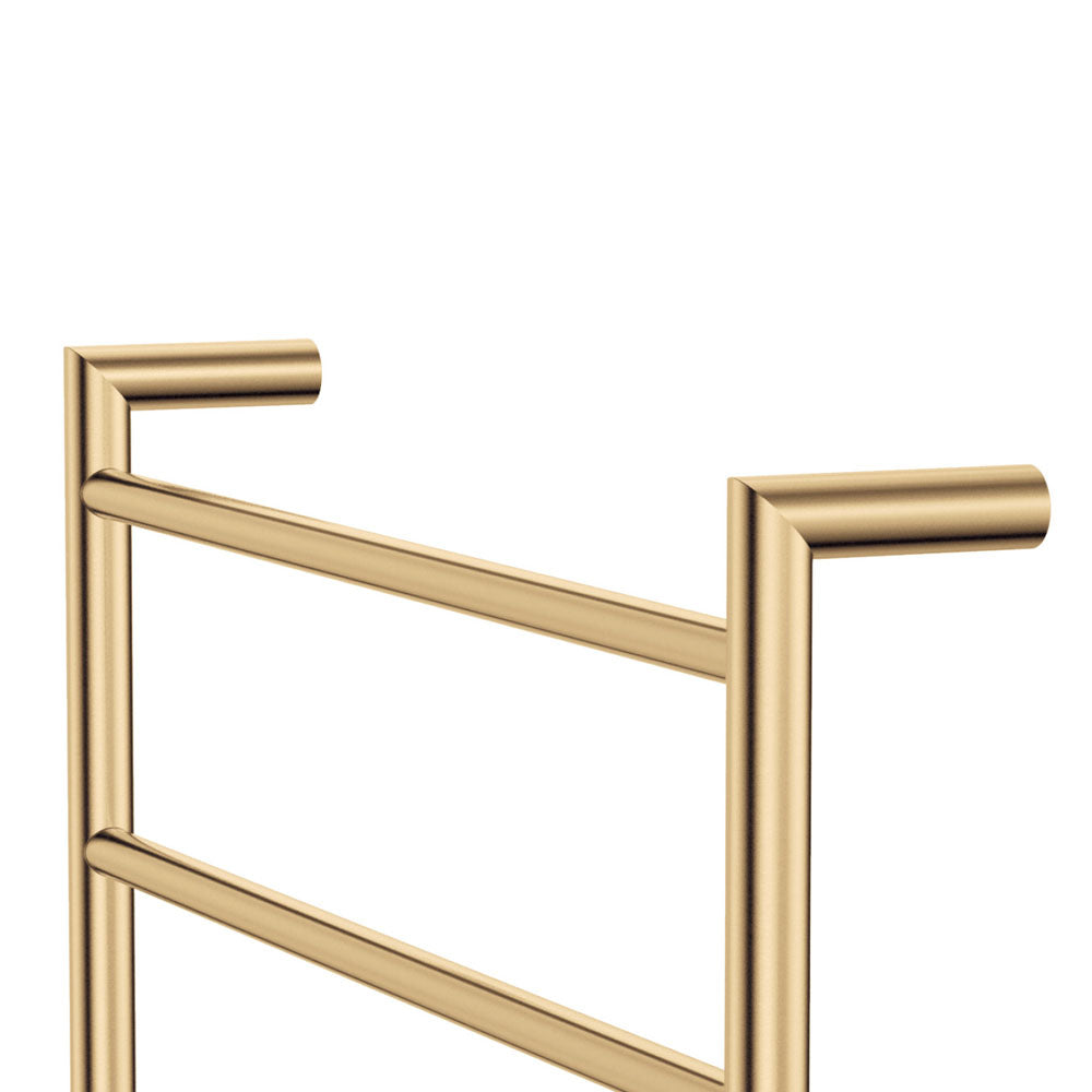 Kaya Heated Towel Rail 600 x 800mm Urban Brass